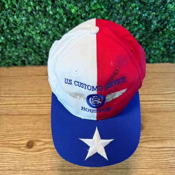 Vintage 2001 Houston Texas US Customs Adult Hat ATT Headwear Adjustable Cap - Picture 7 of 10